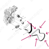   61444 WP13 SHAANXI / SHACMAN X6000 WEICHAI 1001743954